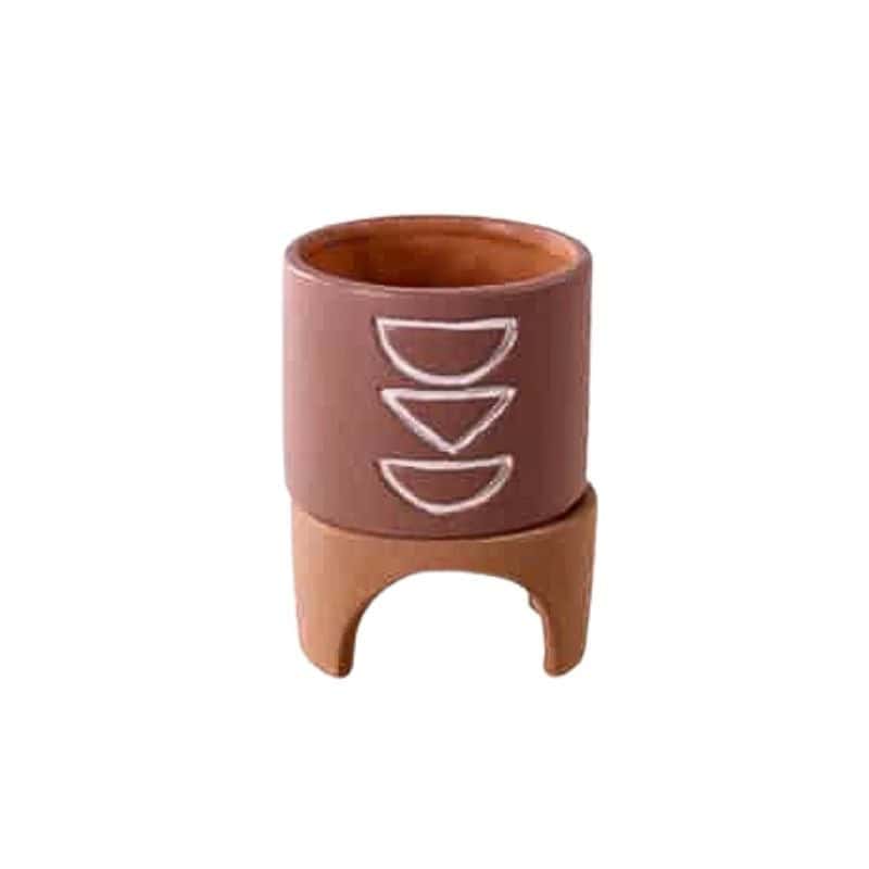 Cache-pot en terre cuite - Grossiste pot de fleurs tendance design Cache-pot en terre cuite - Grossiste pot de fleurs tendance design