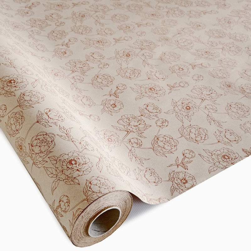 Kraft recyclé fantaisie emballage fête des mères grossiste