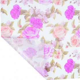 Papier de soie fantaisie emballage fleurs grossiste