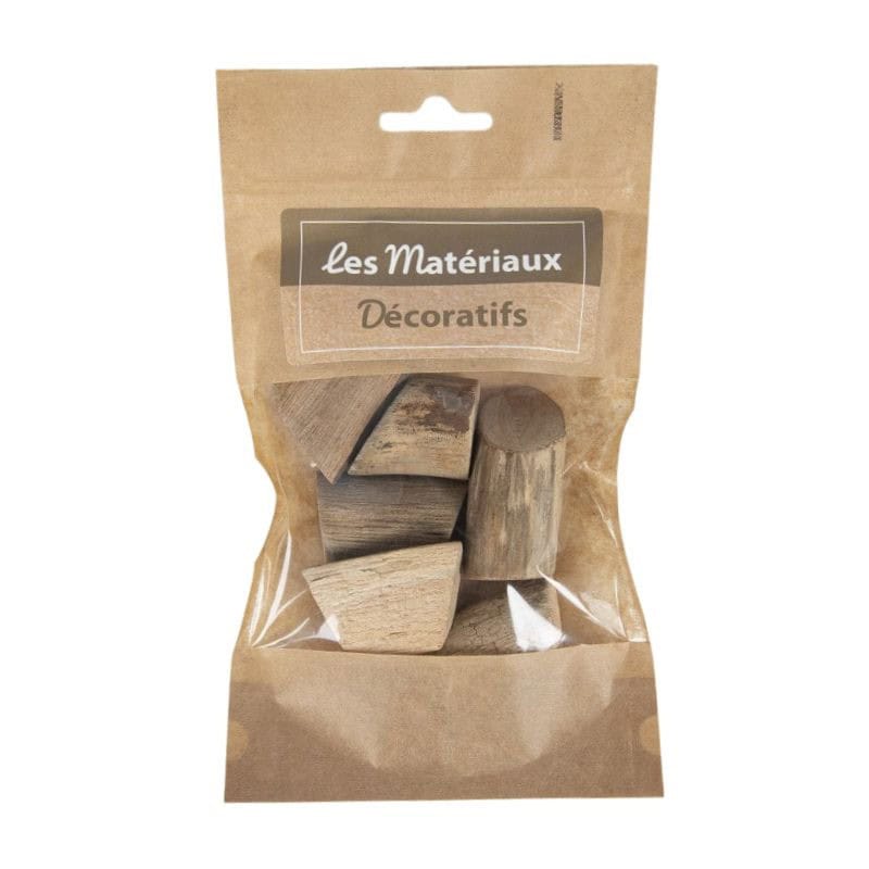 Tranche de bois 30mm - Sachet de 80gr - grossiste fleuriste Tranche de bois 30mm - Sachet de 80gr - grossiste fleuriste