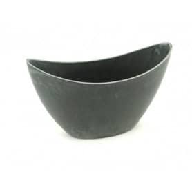 Coupe barque plastique noir contenant décoration grossiste