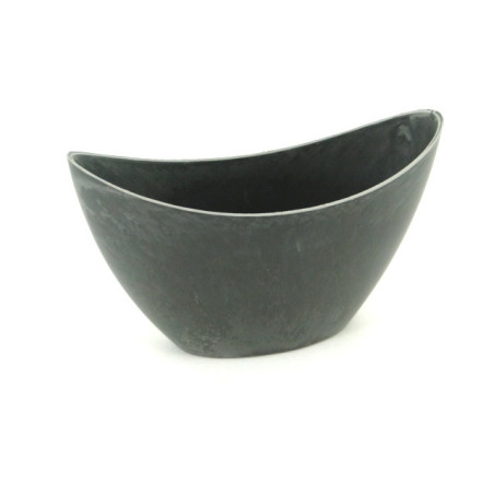 Coupe barque plastique noir contenant décoration grossiste