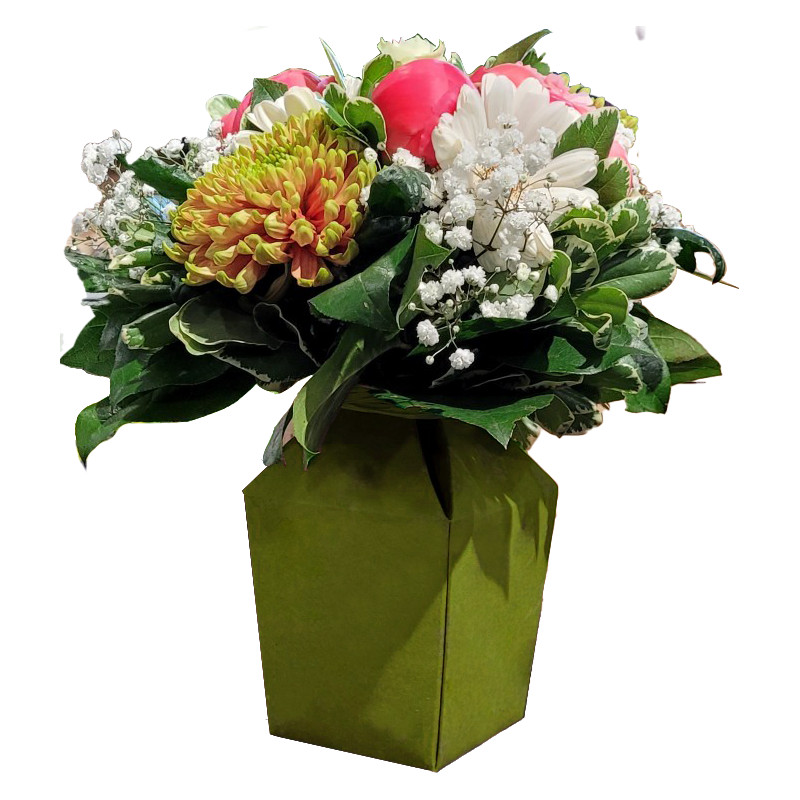 Vases kraft emballage fleuriste décoration