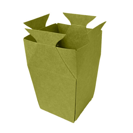 Vases kraft emballage fleuriste décoration