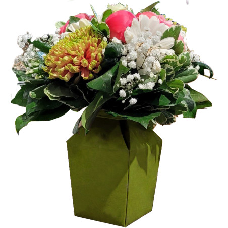 Vase kraft 2 coloris décoration fleuriste Kassente