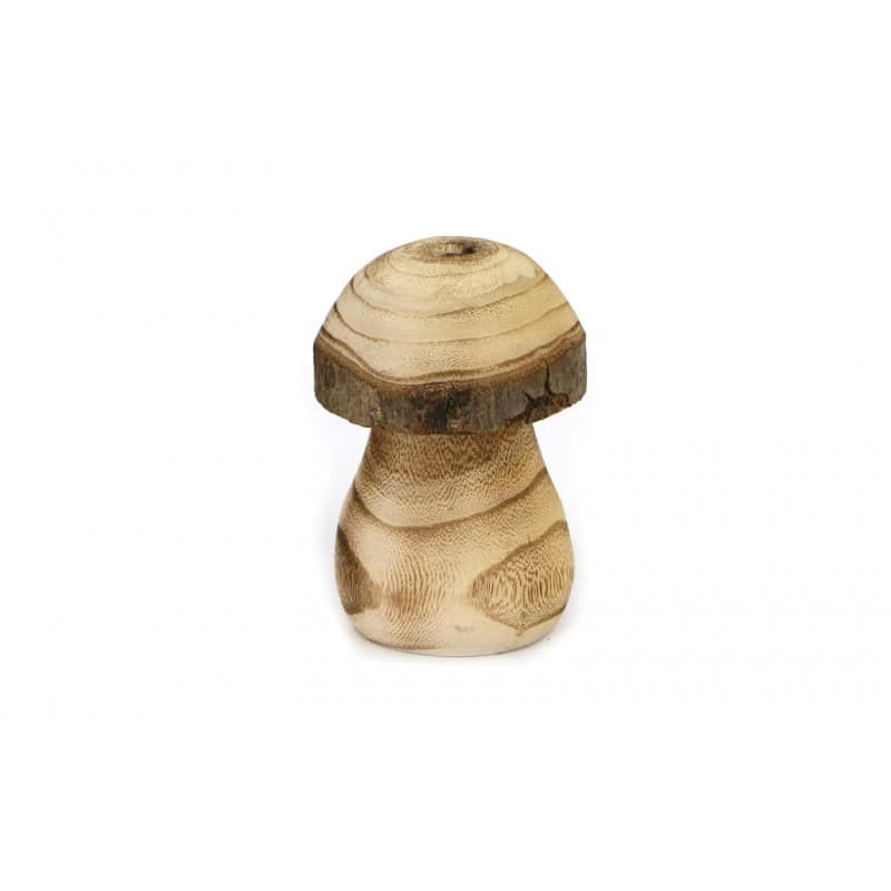 Champignon en bois 2 tailles - Paulownia
