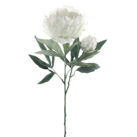 Pivoine artificielle 3 coloris petit prix tergal grossiste