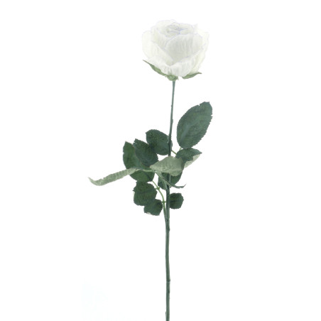 Rose artificielle 2 coloris tergal grossiste