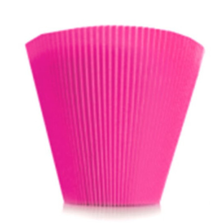 Manchettes unies fuchsia D. 16,5cm  - Grossiste fleuriste