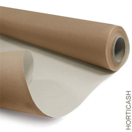 Papier kraft blanchi duo L. 40 m x l. 80 cm - Grossiste pour fleuriste