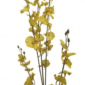 Oncidium jaune artificielle tergal fleuriste grossiste