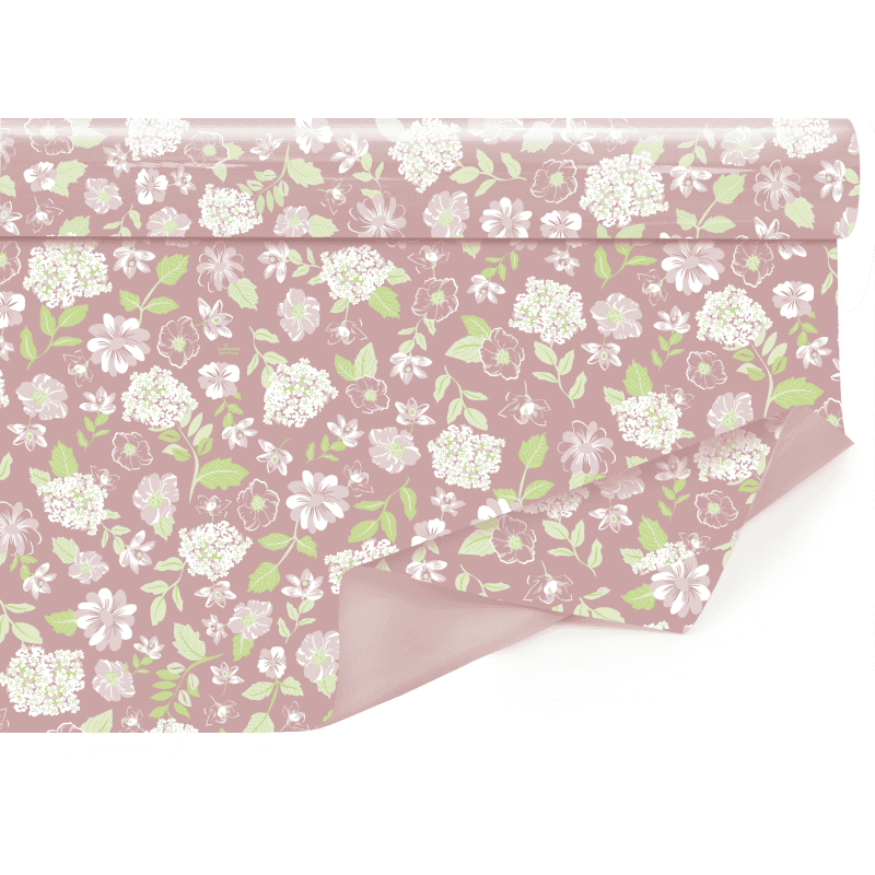 Papier brillant polypro emballage fleuriste grossiste