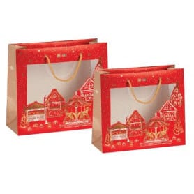 Sacs Bonnes Fêtes 25 x 10 x H.22cm - Noela