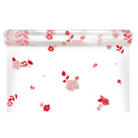 Papier polypro imprimé emballage fleuriste grossiste