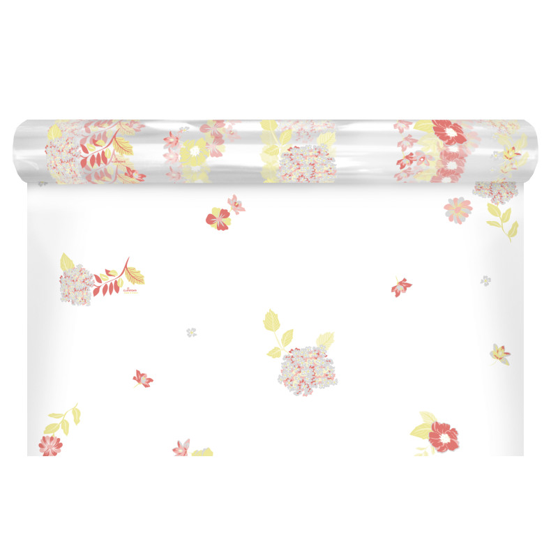 Papier polypro imprimé emballage fleuriste grossiste