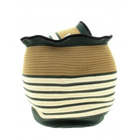 Lot de 2 vanneries déco multicouleur - Contenants - Grossiste - décoration