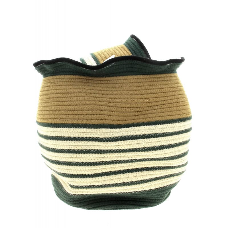 Lot de 2 vanneries déco multicouleur - Contenants - Grossiste - décoration Lot de 2 vanneries déco multicouleur - Contenants - Grossiste - décoration