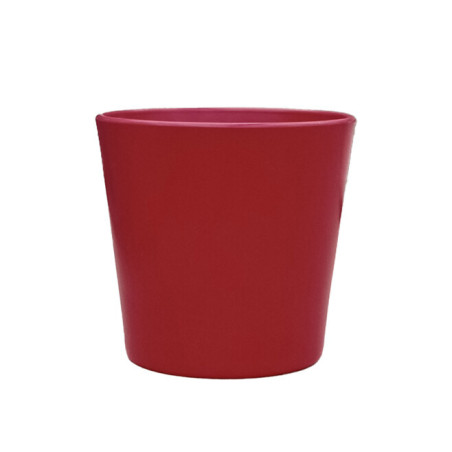 Cache-pot rouge contenant grossiste