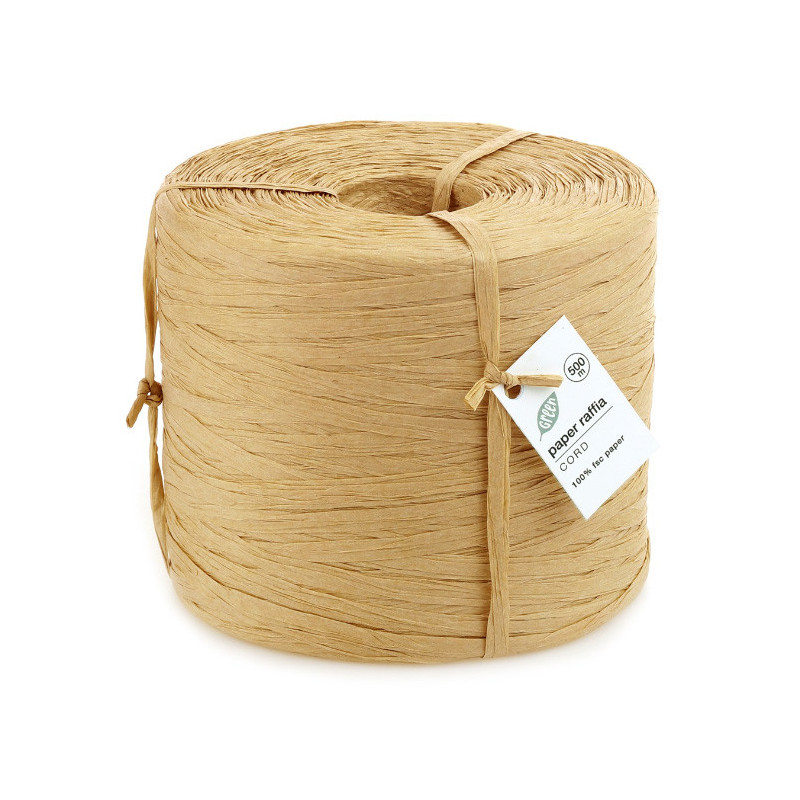 Raphia en papier 500M/5mm plusieurs couleurs - Miller