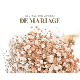 Paquet de 12 cartes doubles "anniversaire mariage" - Plavina - Emballage - carterie - Grossiste