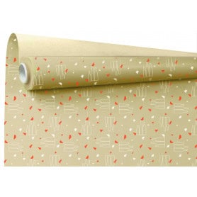 Rouleau de papier cadeau 0.70x50M - Apogée - Emballage - Grossiste
