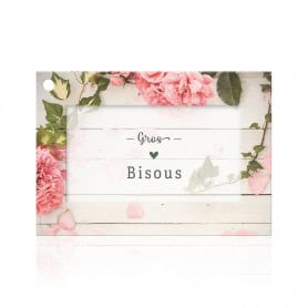 Paquet de 10 cartes + enveloppes "gros bisous" - Priek - Emballage - Carterie - Grossiste