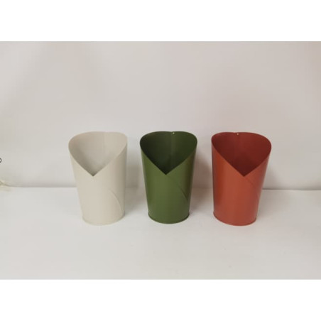 Cache pot zinc - Contenant zinc - Grossiste fleuriste - Fournisseur fleuriste
