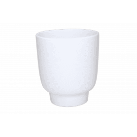 Cache-pot blanc céramique contenant grossiste fleuriste