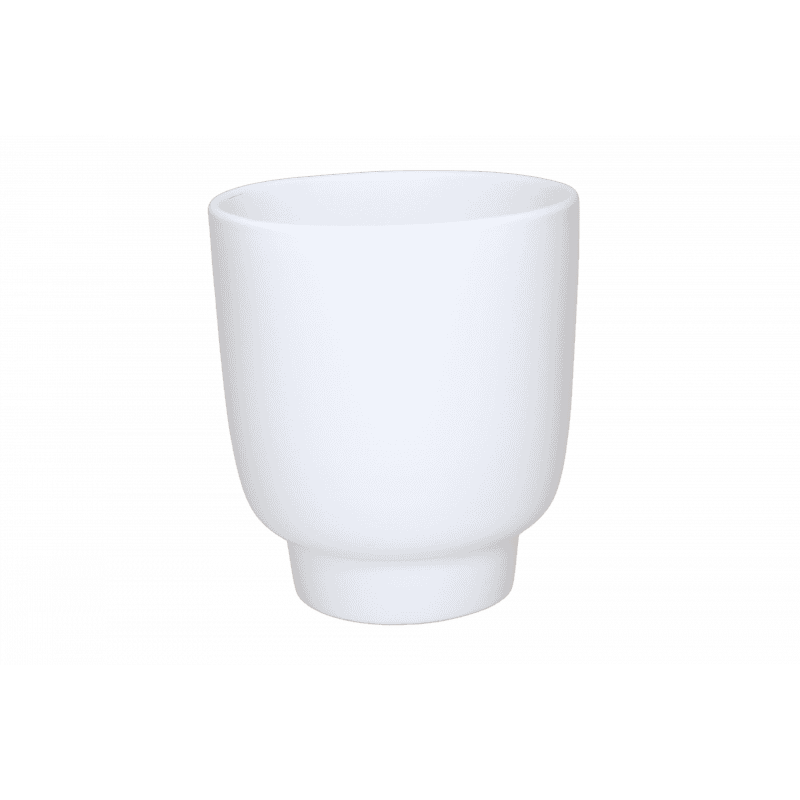 Cache-pot blanc céramique contenant grossiste fleuriste Cache-pot blanc céramique contenant grossiste fleuriste