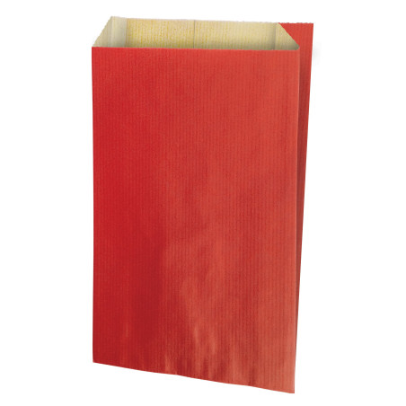 paquet de 250 pochettes kraft rouge sac emballage grossiste