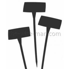Paquet de 6 étiquettes inclinées 15x9cm H. 50cm - Grabi - Fournitures - Grossiste