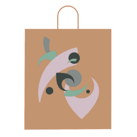 Sac kraft MAGASIN VERT 3 tailles - Emballage - Grossiste