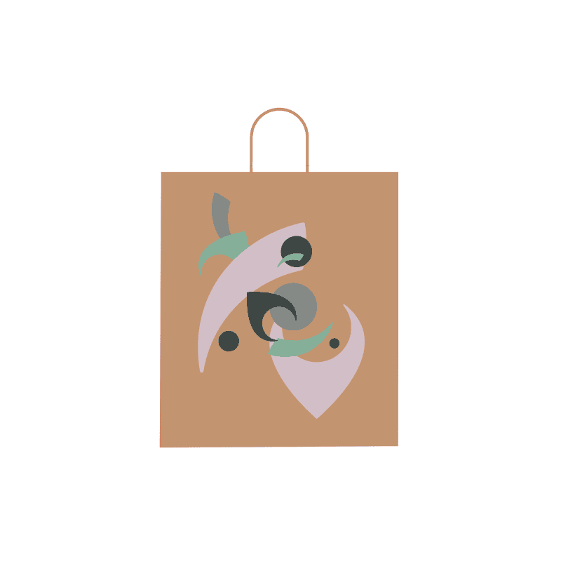 Sac kraft MAGASIN VERT 3 tailles - Emballage - Grossiste Sac kraft MAGASIN VERT 3 tailles - Emballage - Grossiste