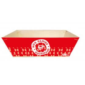 Barquette en bois "panier gourmand" - Ulea - Emballage - Grossiste