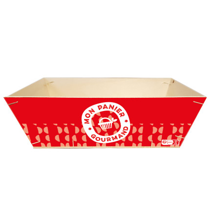 Barquette en bois "panier gourmand" - Ulea - Emballage - Grossiste