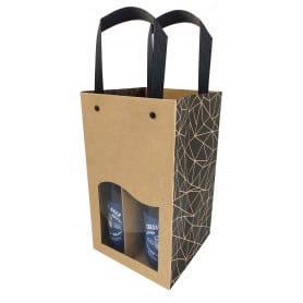 Sac transport bières 4 ou 6 bouteilles - Authentique - Emballage - Grossiste