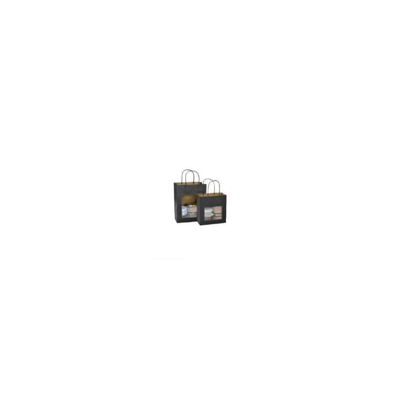 Sac kraft noir à fenêtre 3 tailles - Borg - Transport - Emballage - Grossiste Sac kraft noir à fenêtre 3 tailles - Borg - Transport - Emballage - Grossiste