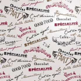 Rouleau de papier cadeau "spécialité" - Delicatessen - Emballage - Grossiste