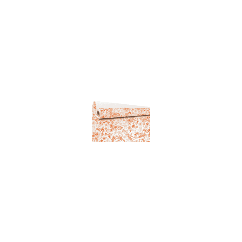 Rouleau de kraft blanc terracotta - Gaia - Emballage - Grossiste