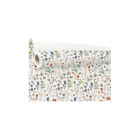 Rouleau de papier cadeau 0.70x50M - Herbier - Emballage - Grossiste