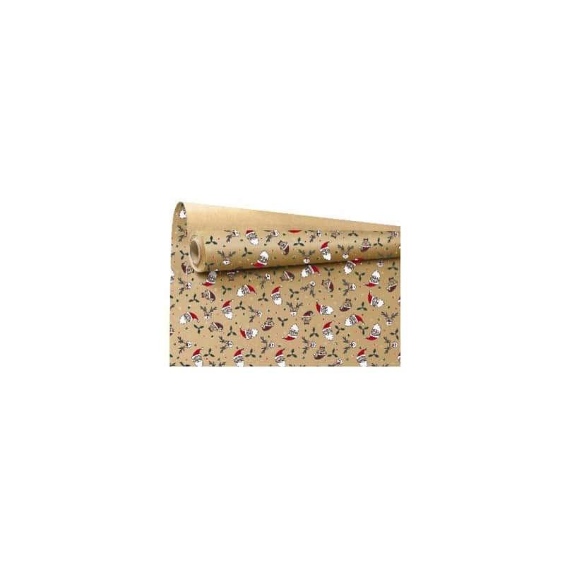 Rouleau de papier cadeau 0.70x50M - Santa Party - Emballage - Grossiste Rouleau de papier cadeau 0.70x50M - Santa Party - Emballage - Grossiste
