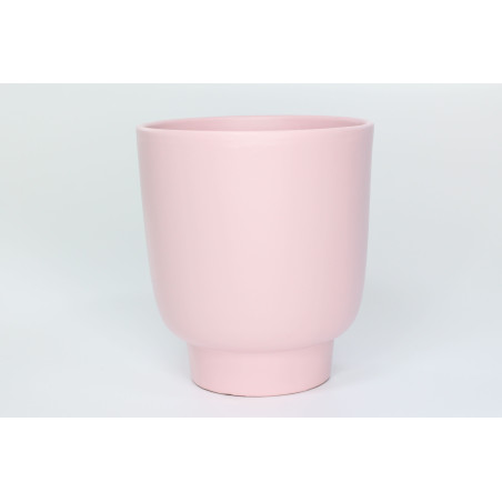 Cache-pot blanc céramique contenant grossiste fleuriste