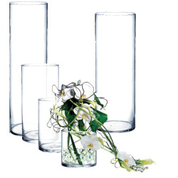 Vase cylindre - Vase en verre - Grossiste fleuriste - Fournisseur fleuriste - Renaud Distribution