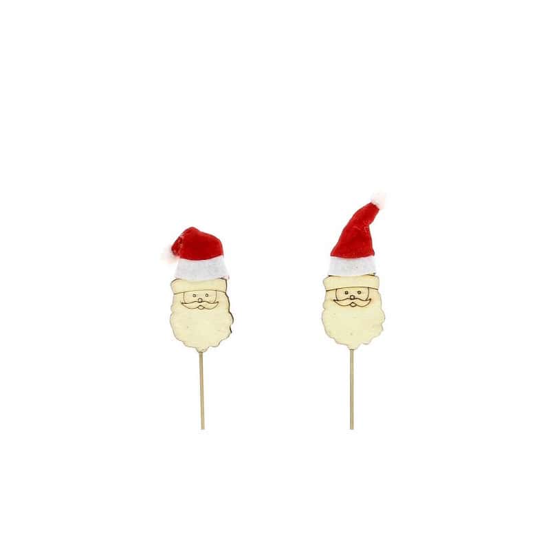 Paquet de 12 pics "père Noël" - Surb - Accessoires - Grossiste Paquet de 12 pics "père Noël" - Surb - Accessoires - Grossiste