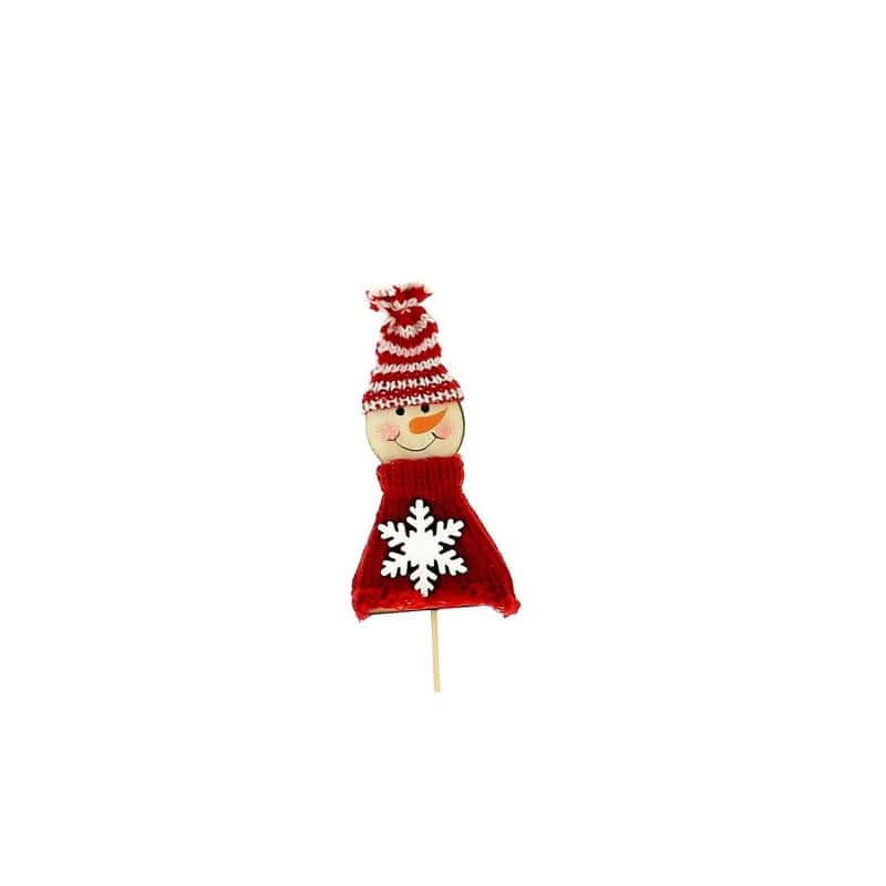 Paquet de 12 pics "bonhomme de neige" - Jol - Accessoires - Grossiste Paquet de 12 pics "bonhomme de neige" - Jol - Accessoires - Grossiste