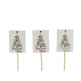 Paquet de 12 pics "sapin" - Egbon - Accessoires - Grossiste