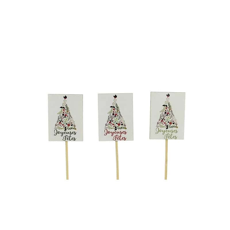Paquet de 12 pics "sapin" - Egbon - Accessoires - Grossiste