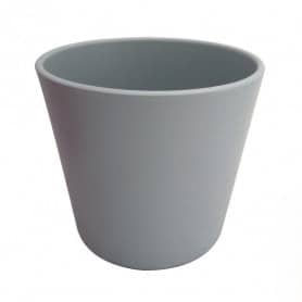 Cache-pot gris mat plusieurs tailles - Fresh - Contenants - Grossiste