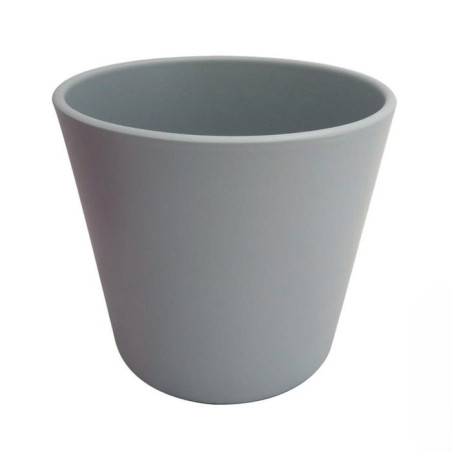 Cache-pot gris mat plusieurs tailles - Fresh - Contenants - Grossiste