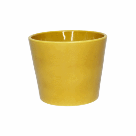 Cache-pot miel lazure plusieurs tailles contenant grossiste